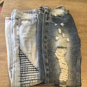 Teenager’s Dream 💕Bundle! Ripped & Moto Jeans👖🙀